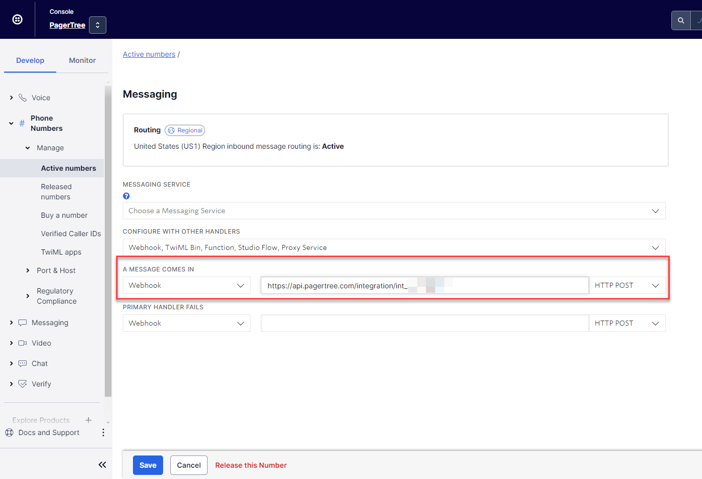 Twilio Messages